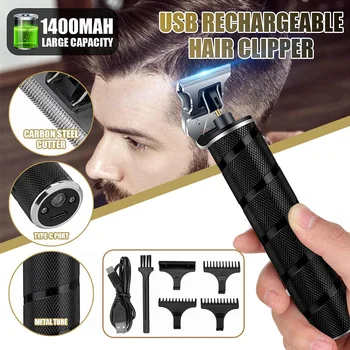 

wirless or plug in Electric Hair Clipper Rechargeable Hair Shaver Hairdressing Machine For Hair Salon USB Charging