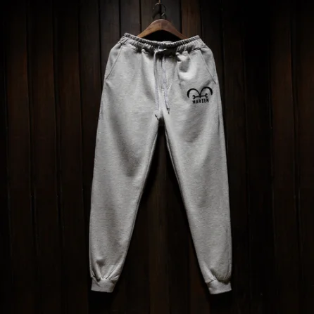 5 Pantalones hombre хлопковые спортивные штаны Черные Серые хип хоп повседневные мужские эластичные спортивные штаны уличная мужские худи - Цвет: 5