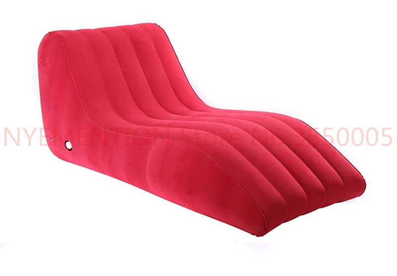 155cmx89cmx65cm inflatable air bean bag chair, flocking PVC good quality S shape love chair,sexy beanbag sofa recliner 10pcs