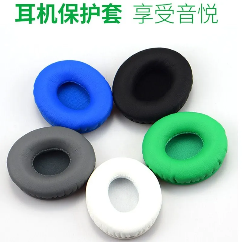 Nuovi Cuscinetti Auricolari In Pelle Proteica Di Ricambio Parti Di Riparazione Del Cuscino Cuscinetti Auricolari Per Le Migliori Cuffie Solo Hd 1.0