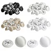 20Pcs Cloth Buttons Smooth Satin Covered Wedding Dress Back buckles Metal Shank Buttons for Tuxedo Suits Gowns Blouses Coats 1