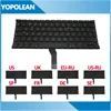 New Replcement Keyboard US UK Russian Spain French German Sweden Layout For Macbook Air 13