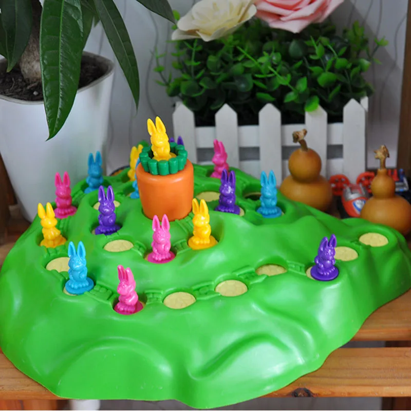 Rabbit Competitive Game Toy Rabbit Cross-country Race Parent-child Interaction Desktop Game Interactive Toys for Children Gift