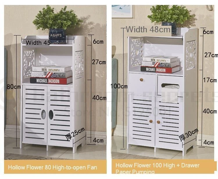 Bathroom Shelf Floor-standing Bathroom Washbasin Toilet Multi-layer Shelf Bathroom Storage Cabinet Storage Shelf Storage Rack
