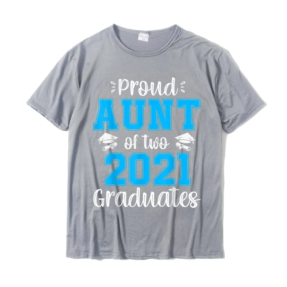 Comics T Shirts for Men Custom Summer/Autumn Tees Short Sleeve Funny Unique Tops T Shirt O-Neck 100% Cotton Drop Shipping Funny Proud Aunt of Two 2021 Graduates Senior 21 Gift T-Shirt__20826 grey