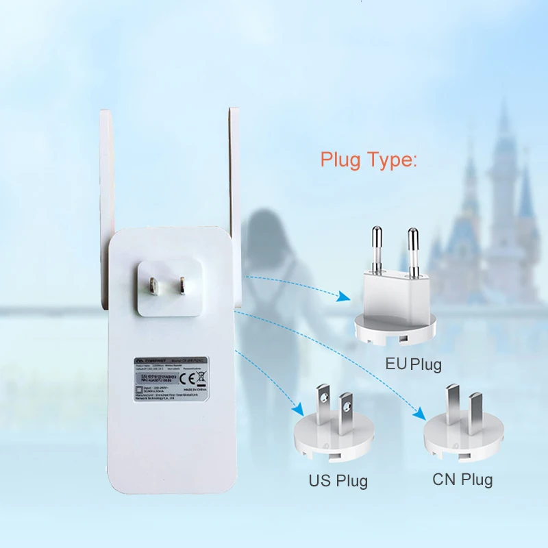 COMFAST маршрутизатор 1200 Мбит/с беспроводной WiFi диапазон расширитель повторитель/маршрутизатор/точка доступа усилитель сигнала мини AP