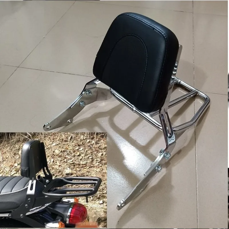 Backrest Sissy Bar with Rack for Triumph Bonneville T100 T120 Street