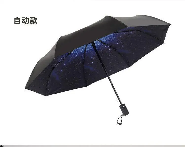 Автоматические зонты Rina для мужчин и Взрослых Компактный Анти-УФ Черный солнцезащитный зонт для женщин 3 складной мужской женский зонт для мальчиков подарок авто