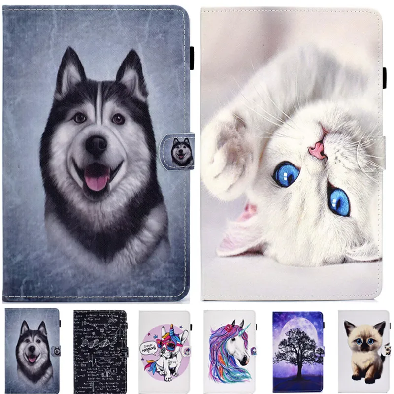 Чехол Kawaii Cat Butterfly для Samsung Tab A 10 1 2019 чехол планшета Galaxy SM T510 T515 + ручка|Чехлы