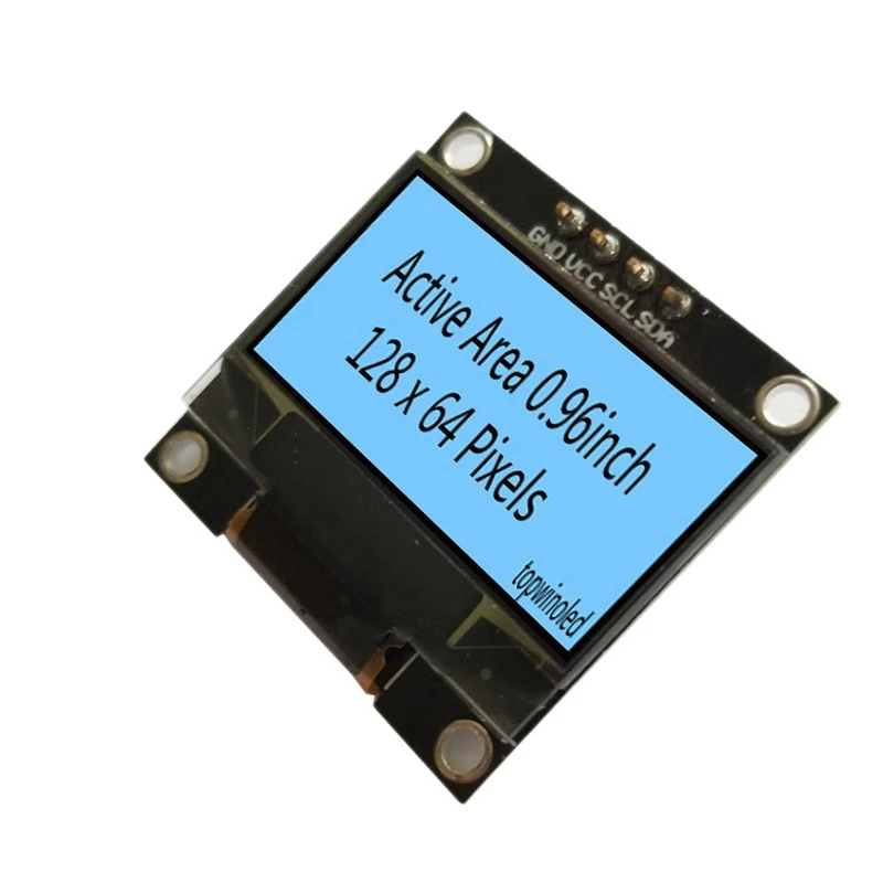 0 96 дюймовый oled-дисплей 128X64 I2C/IIC ЖК-модуль дисплей экран 4Pin/IIC интерфейс SSD1309 |