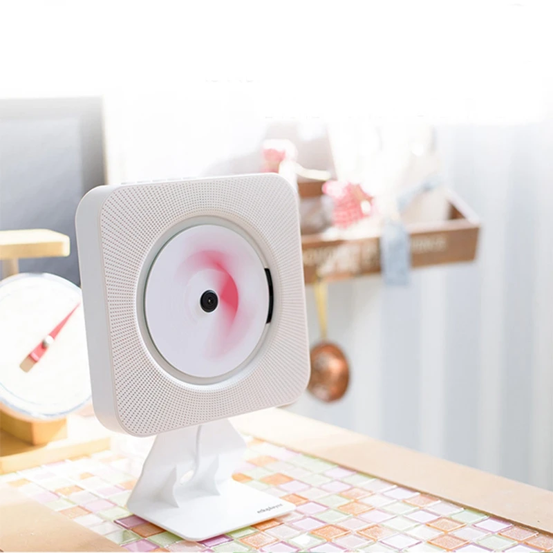 CD плеер настенный Bluetooth FM радио USB MP3 с пультом дистанционного управления