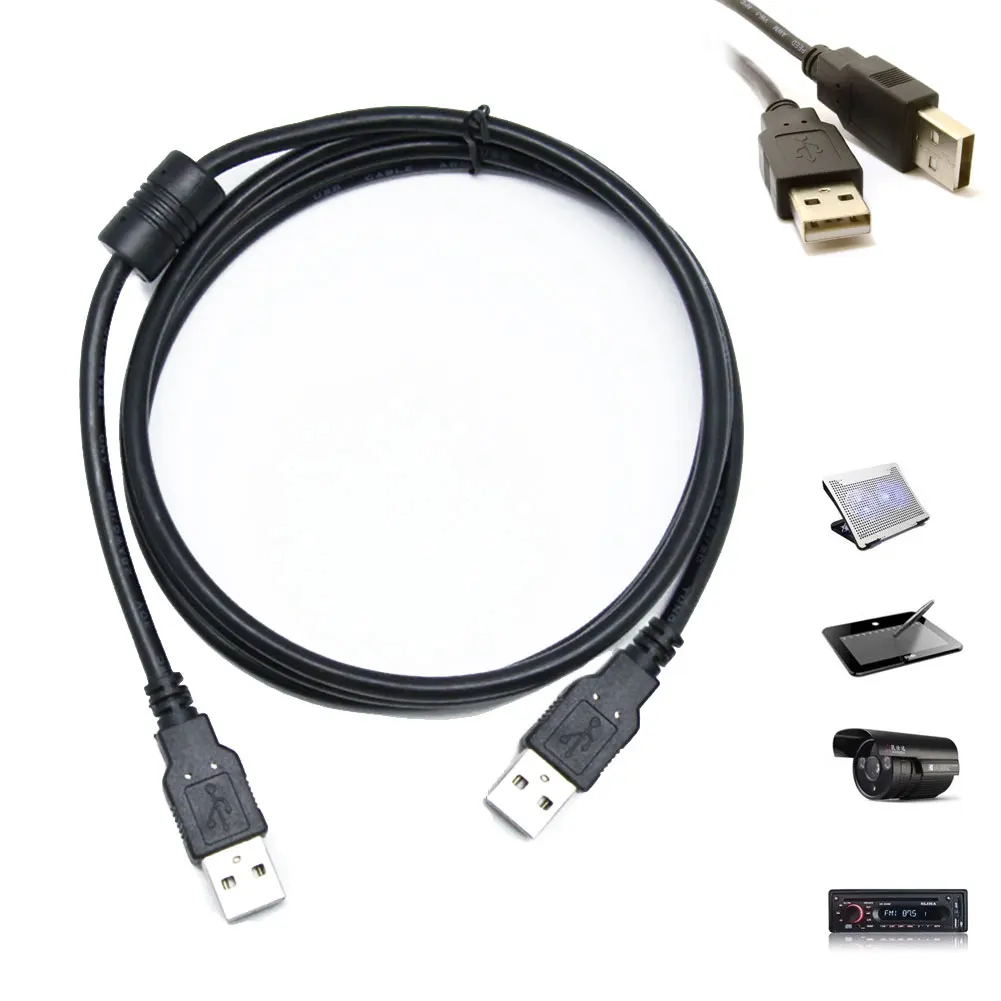 1,5 м USB кабель-удлинитель USB2.0 кабели A к A(папа-папа) высокоскоростной кабель-удлинитель для синхронизации данных PUO88