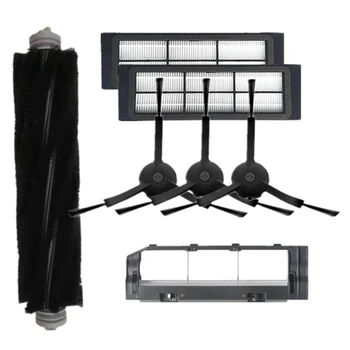

7PCS HEPA Filter Main Brush Side Brushes Cleaning Tool Replacements for Xiaomi Xiaowa Roborock Vacuum Cleaner