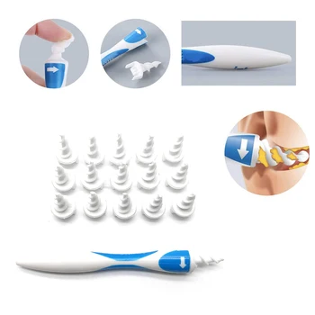 

Ear Care Soft Flexible Pain Free Spiral Smart Ear Cleaner Ears Swab Easy Safe Earwax Removal Earpick Tool Care Clean Ear-Pick