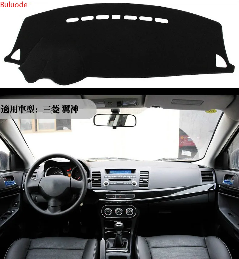 

Car Dashboard Cover Mat Pad Sun Shade Instrument Protective Carpet For Mitsubishi Lancer EX 2008 2009 2010 2011-2017 Accessories