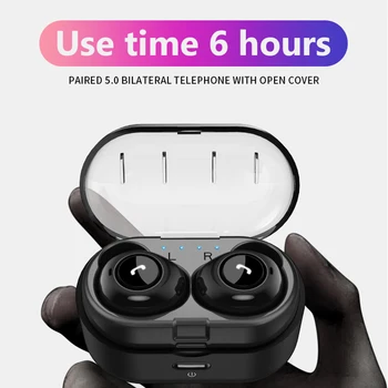 

New Bluetooth Headset 5.0 M6S TWS IOS Android Wireless Sports Bluetooth Earphones Waterproof Headphones Handsfree Headphones fon