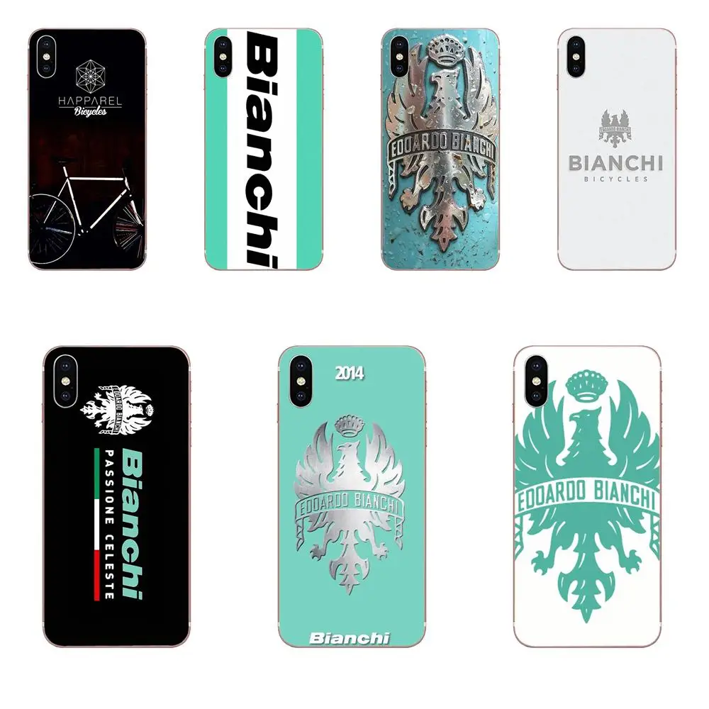 Bianchi Bike Logo Bicycle Team Soft Phone For Apple iPhone 4 4S 5 5C 5S SE 6 6S 7 8 Plus X XS Max XR | Мобильные телефоны и