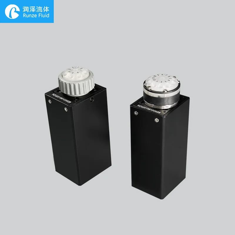 Многопортовый сапфировый клапан для выбора жидкости для газа