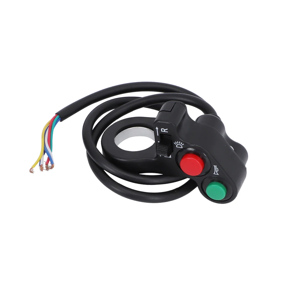 Handlebar thumb switch LED turn signal & horn kit for ATV Scooter quad 4wheeler 