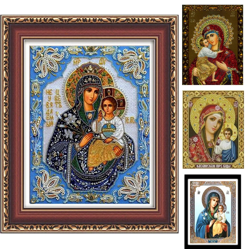 Вышивка в русском стиле сделай сам 5D круглая алмазная живопись AB вышивка 3D