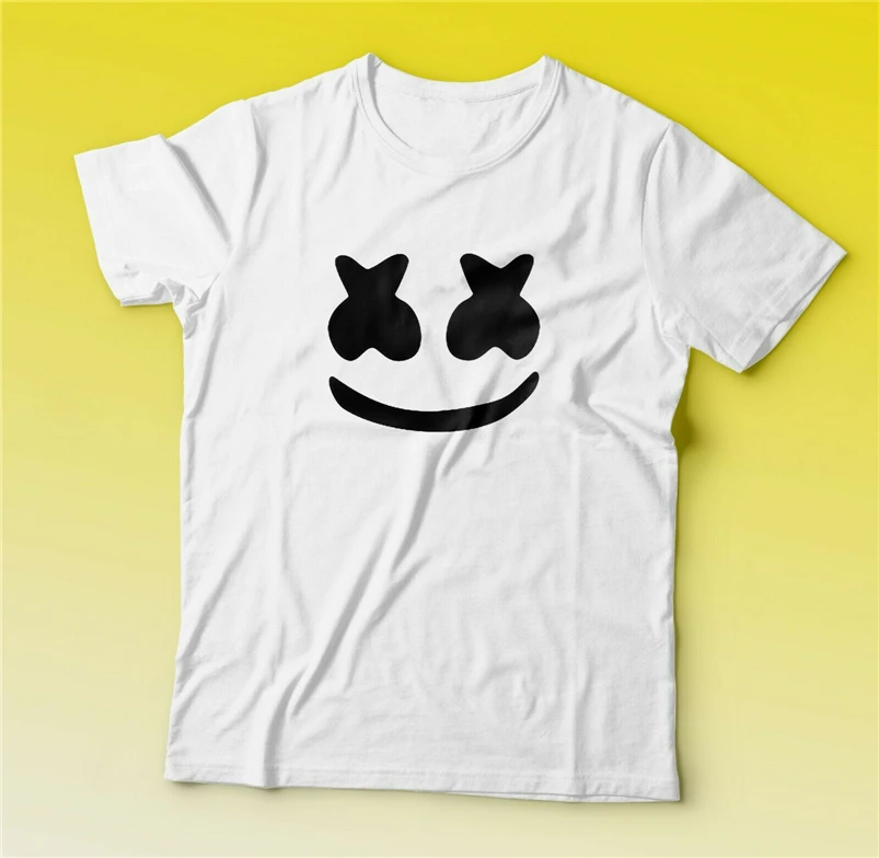

Marshmallow Head T-Shirt Dj Marshmallow Shirt Fast Free Shipping Summer Style Tee Shirt