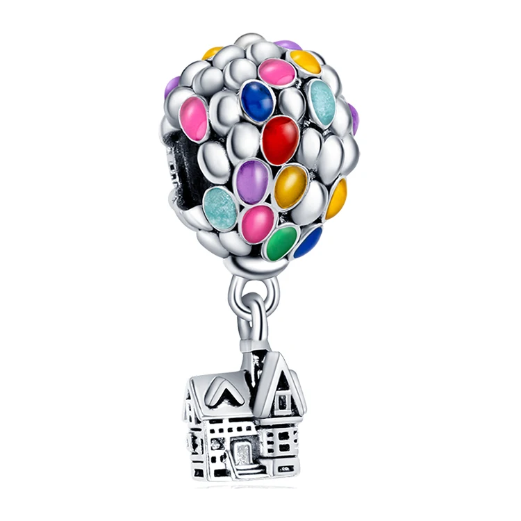 plata charms of ley 925 original Fits original pandora bracelet 925 silver women pendant jewelry galaxy starry sky charms beads