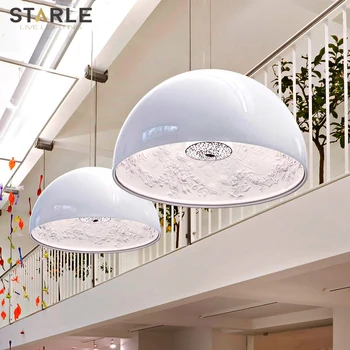 

2020 The New Italian SKYGARDEN Chandelier Resin Sculpture Lustre Living Dining Room Gold Brown White Black Chandelier Lighting