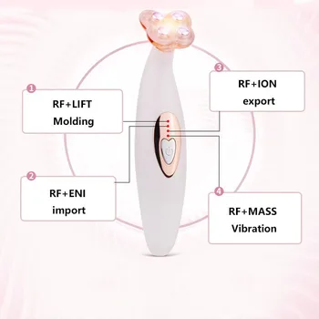 

RF Face Lifting Skin Wrinkle Removal Beauty Machine Facial Radio Frequency Face Deep cleansing Skin Tighten Ion Import Devcie