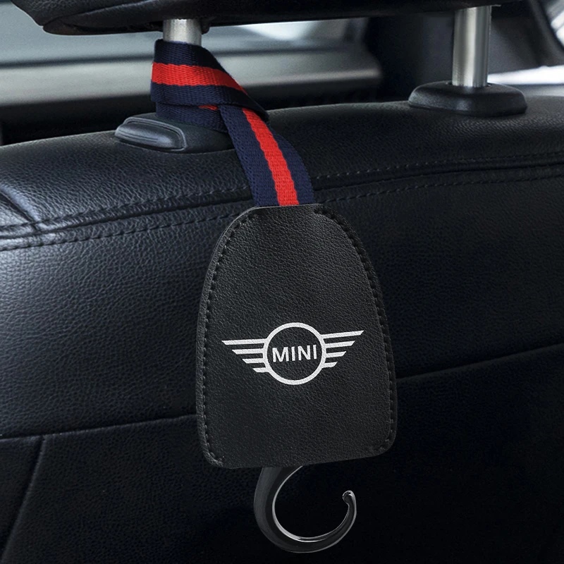 

1/2pcs Car emblem Car Seat Headrest Hook Hanger storage Hooks for Mini Cooper F54 F55 F56 F60 R60 R61 R55 R56 R57 Countryman