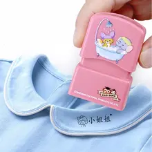 Sceau créatif avec nom pour enfants, tampon personnalisé, étanche, pour vêtements de maternelle, cadeaux pour bébés