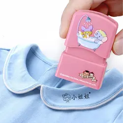 Sello creativo con nombre para niños, sello personalizado con nombre de estudiante, Material de sello impermeable para ropa de guardería, regalo para ropa de bebé