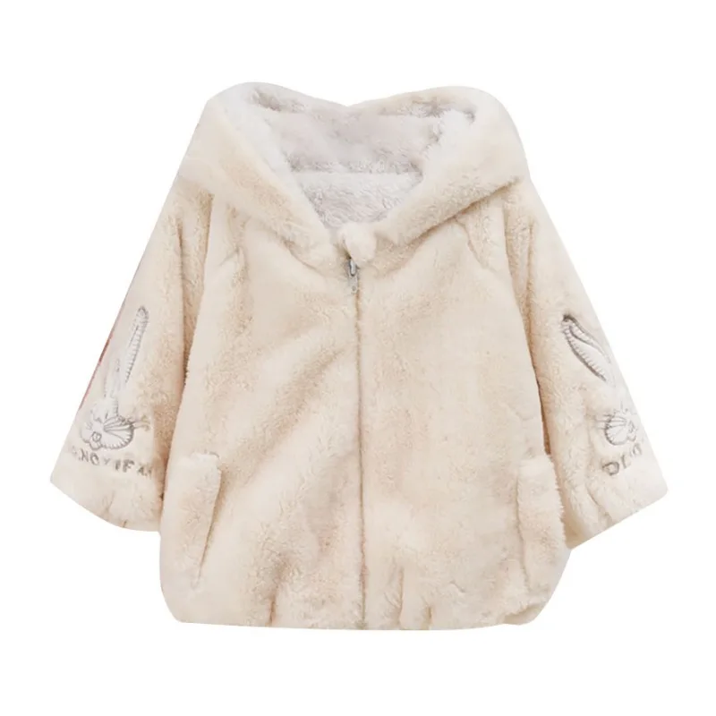 

Cotton Baby Boy Girl Thicken Cartoon Print Children Kids Coat Winter Casual Hoodie Outerwear Jacket Clothes K