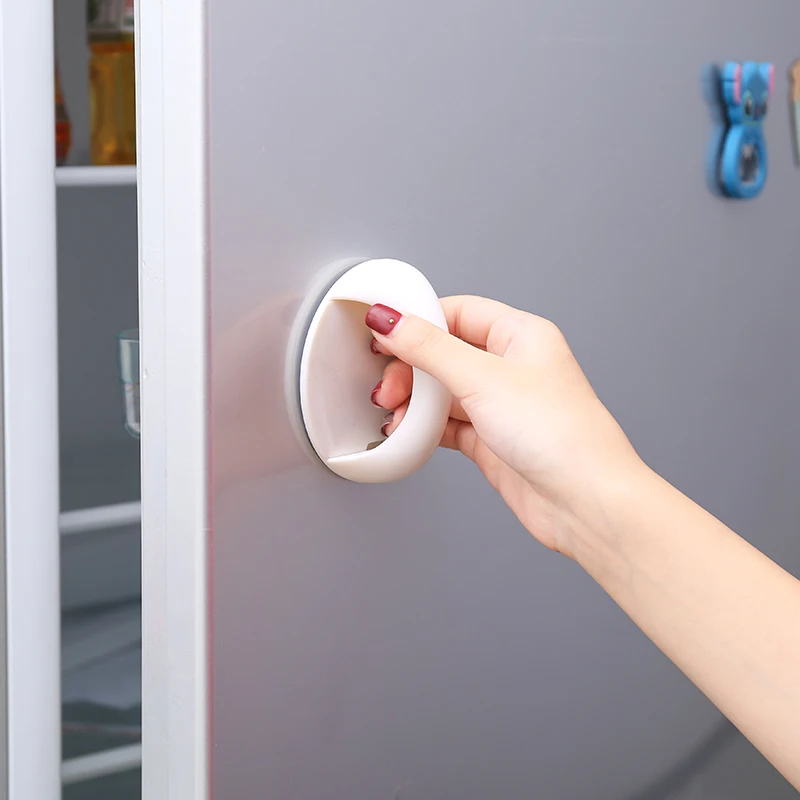 Wardrobe door handle punch-free window adhesive kitchen cabinet handle strong adhesive balcony glass sliding door hook