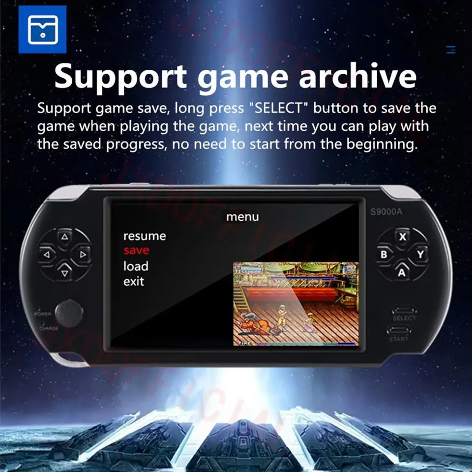 arcade game console with built in games