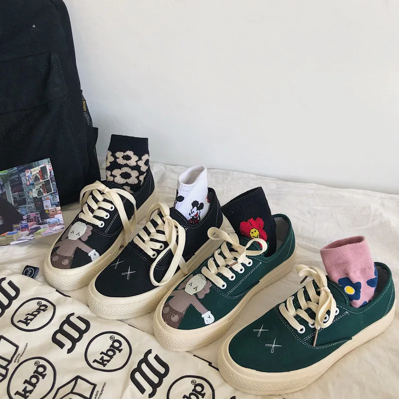 

Weep Yafeng Canvas Shoes Women's Tennis Red 2019 New Style Autumn Korean-style Ulzzang Versatile Students INS Street Snap Shoes
