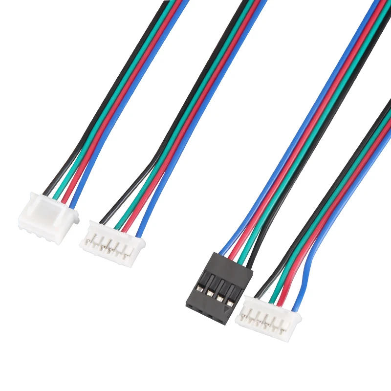 dupont line motor line 4-6 pin 3d printer parts 500mm 800mm 1000mm 1500mm XH2.54 terminal motor cable dupont connector wire