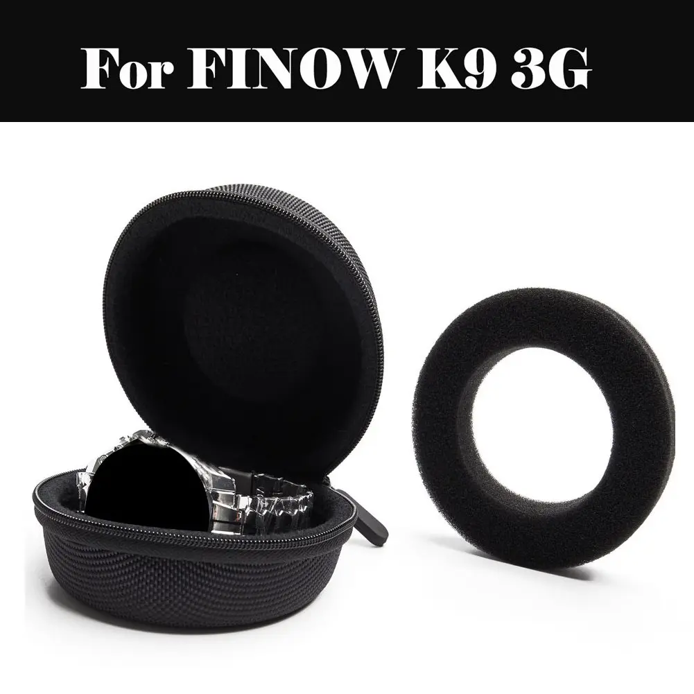 

Smart Watch Bag Zipper Box Travel Portable EVA Waterproof Protective Watch Storage Case Cover For FINOW K9 3G
