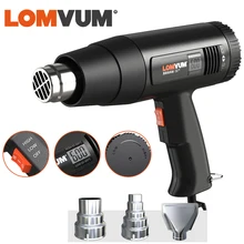 LOMVUM 2500 Вт Цифровой Тепловой пистолет Электронный тепловой пистолет горячий воздух 2000 Вт 220 В Переменная температура 50-650C