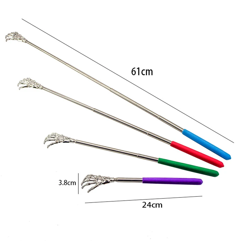 Telescopic Stainless Steel Claw Massager For Back Massage Promotion Tools For Blood Circulation Relax Health Back Scratcher Tool back scratcher