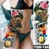 Large Arm Sleeve Tattoo Tiger Fox Lotus Waterproof Temporary Tatto Sticker Alice in Wonderland Body Art Full Fake Tatoo Women ► Photo 2/6