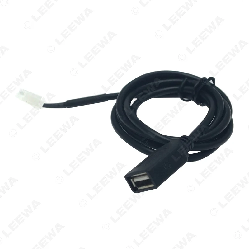 LEEWA 10 шт. Автомобильное CD-радио разъем для аудиокабеля к USB адаптер Conector для peugeot 307 408 Citroen C4 C5 провод данных # CA6156