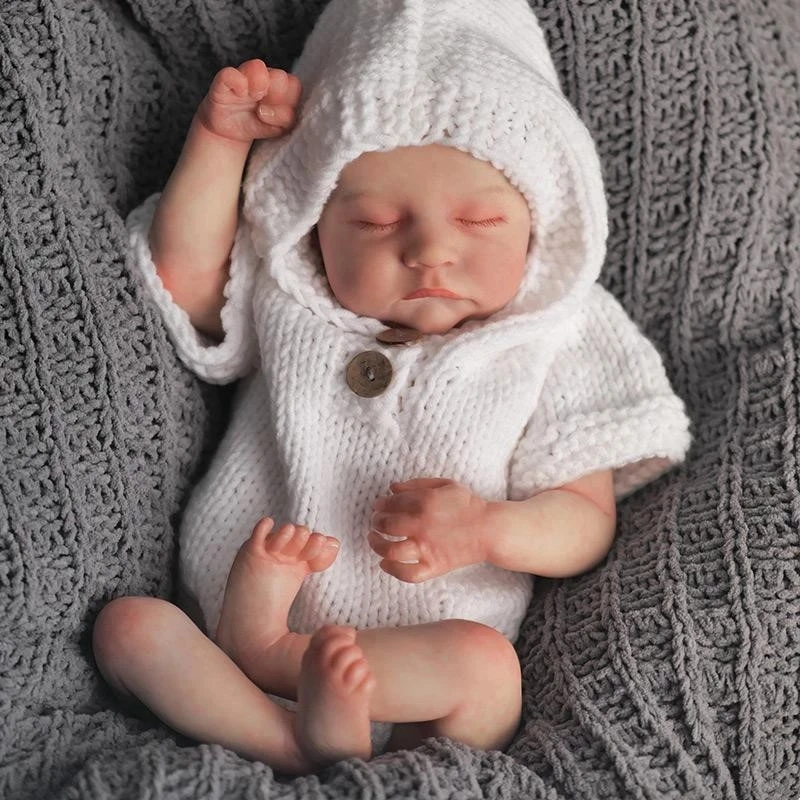 48 см расписанные вручную Reborn Baby Doll для маленьких мальчиков реалистичный