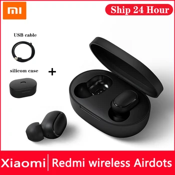 

Redmi Xiaomi Airdots TWS Bluetooth Earphones Wireless 5.0 Bluetooth Earphone AI Control Gaming Headset With Mic Noise reduction