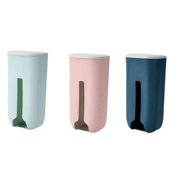 

3 Pieces Of Non-Marked Garbage Bag Storage Rack Wall-Mounted Kitchen Plastic Bag Storage Box