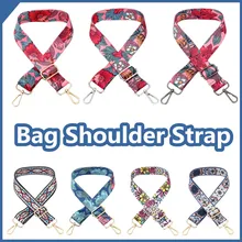 Nylon/Cotton Bag Strap Woman Colored Straps for Crossbody Messenger Shoulder Bag Handles Adjustable Embroidered Belts Straps
