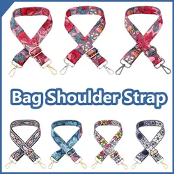 Nylon/Cotton Bag Strap Woman Colored Straps for Crossbody Messenger Shoulder Bag Handles Adjustable Embroidered Belts Straps