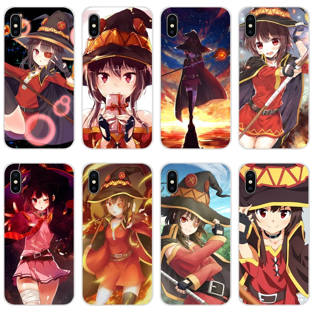 Accessories Phone Cases Covers Anime Konosuba Megumin For Samsung A10 A30 A40 A50 A60 A70 M30 Galaxy Note 2 3 4 5 8 9 10 PLUS | Мобильные