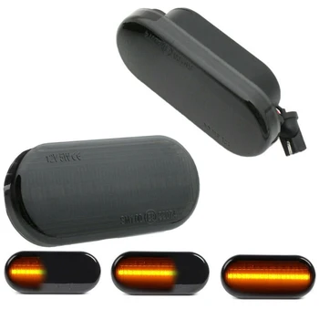 

12V Side Marker Light 162LM LED Fender 3000K Lamp Bulbs Set Replacement