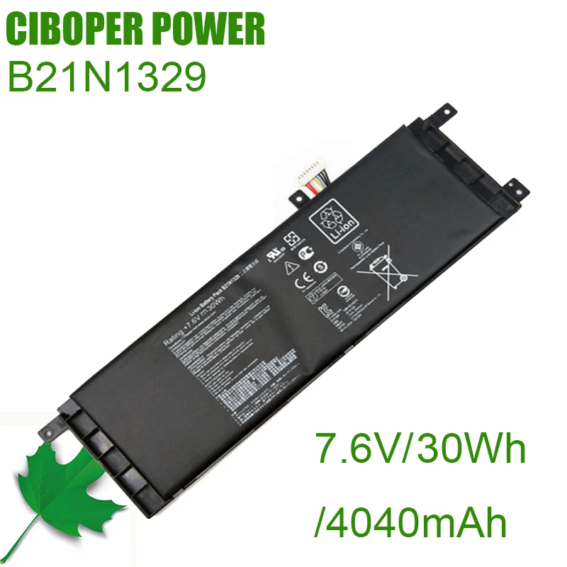 

CP Original Batter B21N1329 7.6V/30Wh For D553M F453 F453MA F553M P553 P553MA X453 X453MA X553 X553M X553B X553MA X403M X503M
