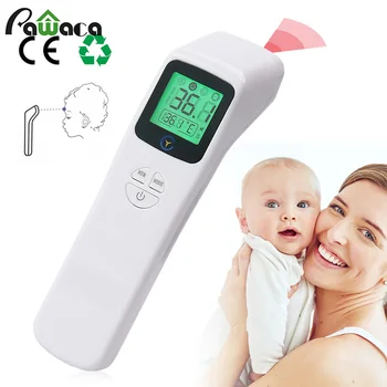 

Infrared Digital LED Thermometer Baby Adult Forehead IR Non-touch Temperature Gun Body Measurement Compliant with CE certificati